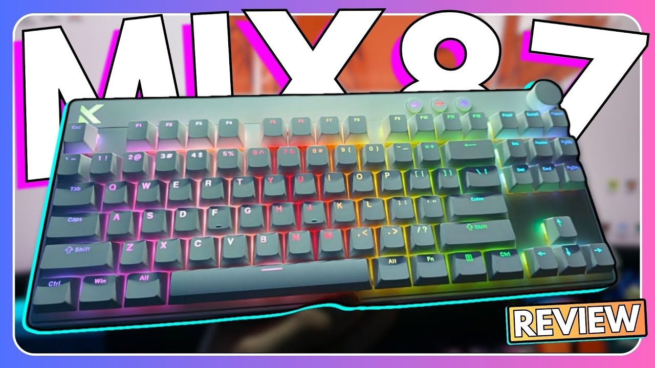 MCHOSE MIX87 - UM DOS MELHORES TECLADOS MAGNÉTICOS DO ALIEXPRESS!