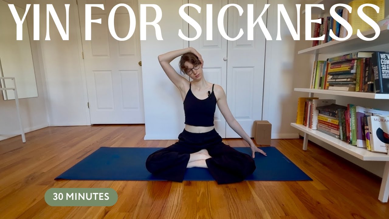 30 Min Yin Yoga for Sickness & Lymphatic Drainage | Gentle Healing Yoga for Immunity & Detox