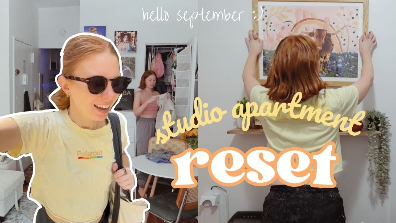 nyc september reset 🌻 cozy cleaning day + back to grad school prep
