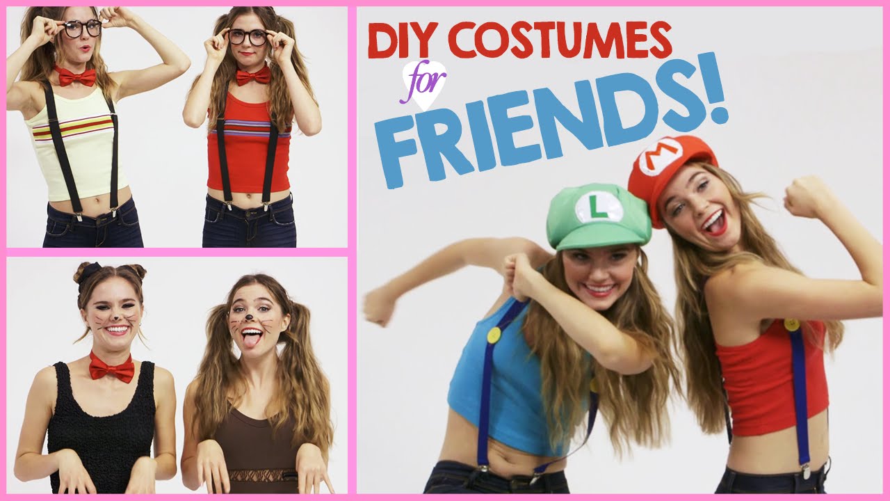 DIY Halloween Costumes to Wear with Friends!  w/ Nina and Randa
