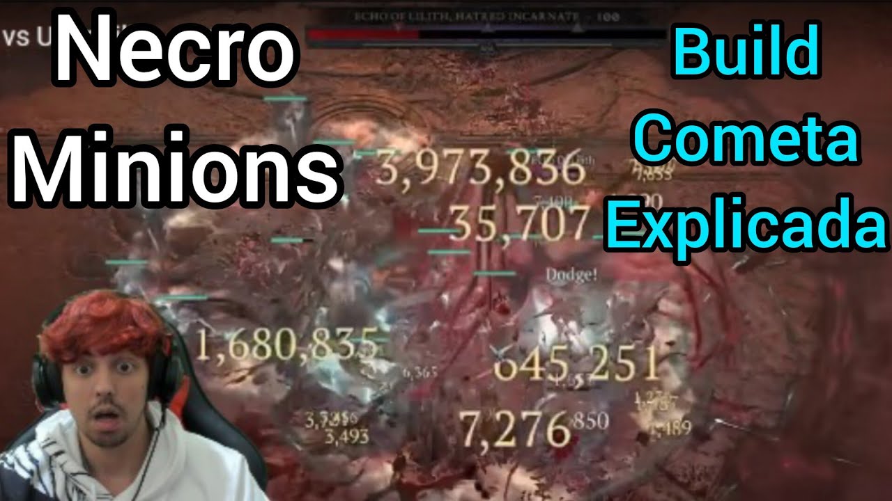 Diablo 4: Necromante Minions + Praga DESTROI UBER LILITH FÁCIL!!! (Build Completa)