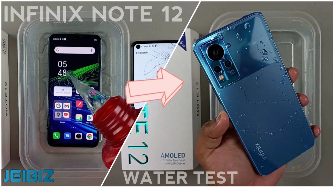 Infinix Note 12 Water Test 💦 | Infinix Note 12 Durability Test