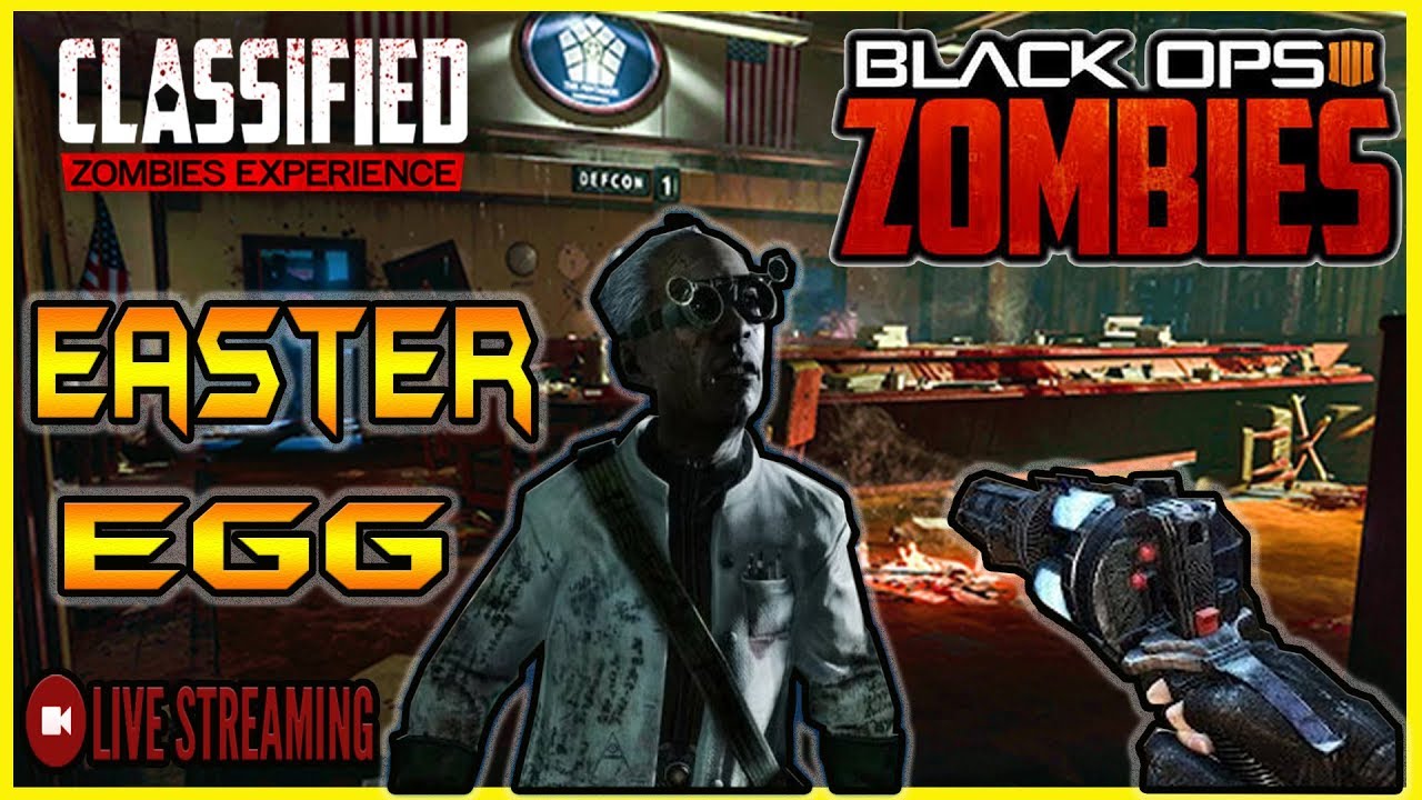 BO4 ZOMBIE: TUTO  COMPLET SECRET CLASSIFIED FR / TOP SECRET EASTER EGG