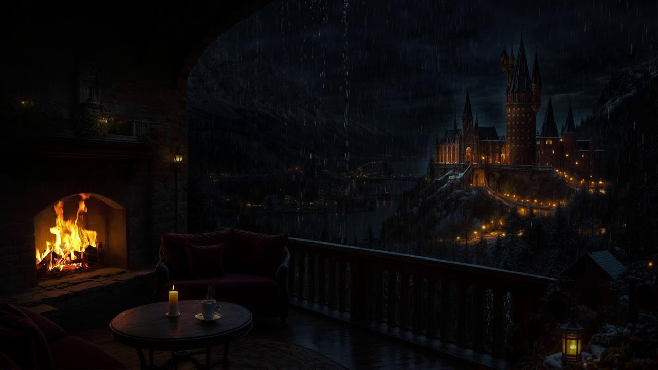 After 5 Minutes You Will Fall Into Deep Sleep (No Ads) •Rain in Mystical Castle • Deep Sleep