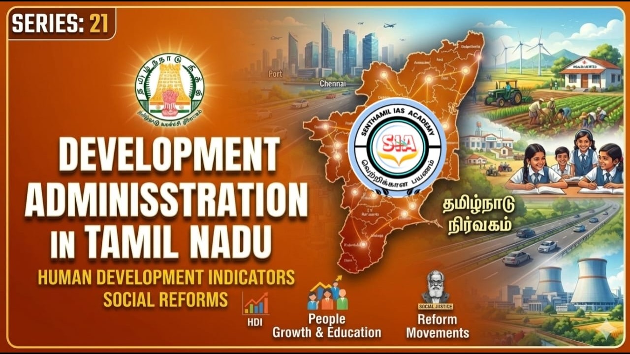 🚨 Series - 21  | LIVE 6:30am | Unit 5 : TAMILNADU DEVELOPMENT ADMINISTRTION | 100  important points