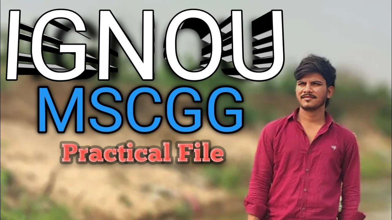 Msc geography practical IGNOU|| mggl1 IGNOU practical file|| mscgg IGNOU practical questions 