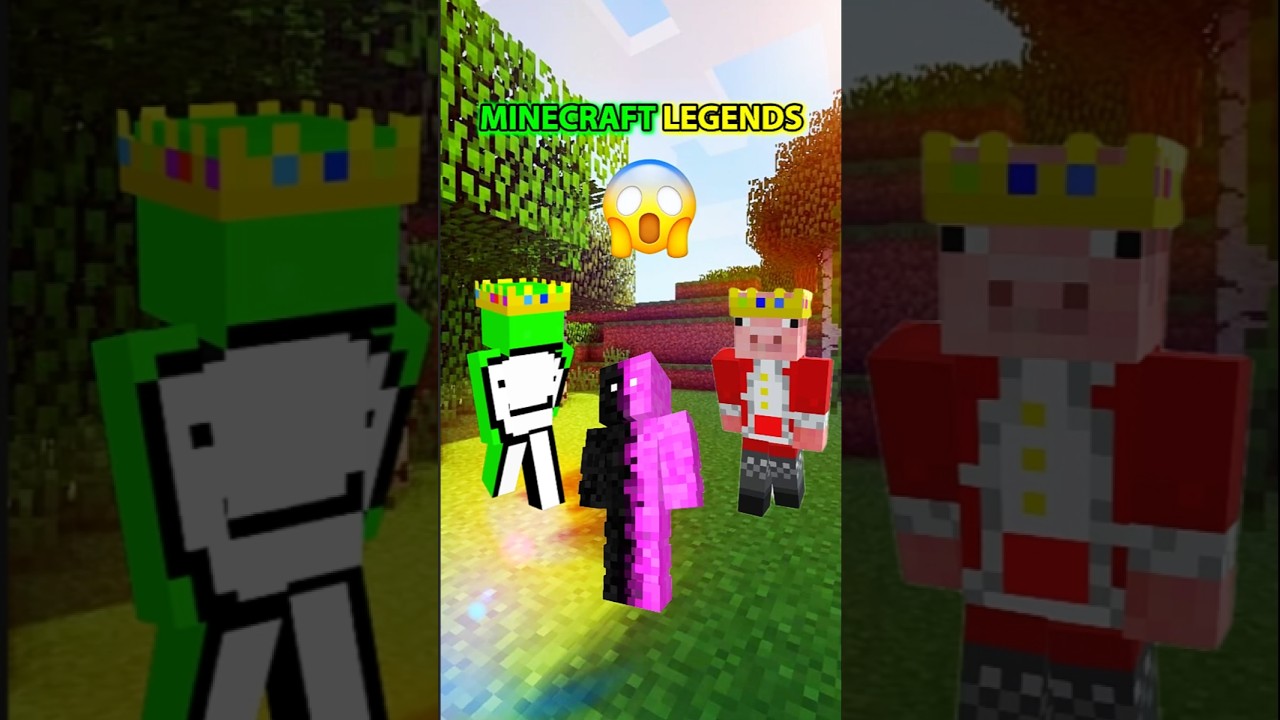 Top 3  Minecraft Legends ☠️🔥