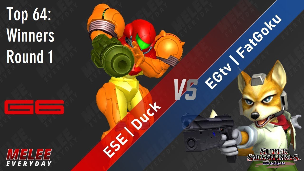 Genesis 6 - ESE | Duck (Samus) vs. EGtv | FatGoku (Fox) - SSBM - Top 64 - WR1
