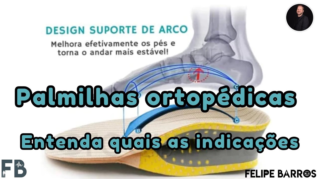 PALMILHAS ORTOPÉDICAS - Quando usar e quais as indicações? | Prof. Felipe Barros