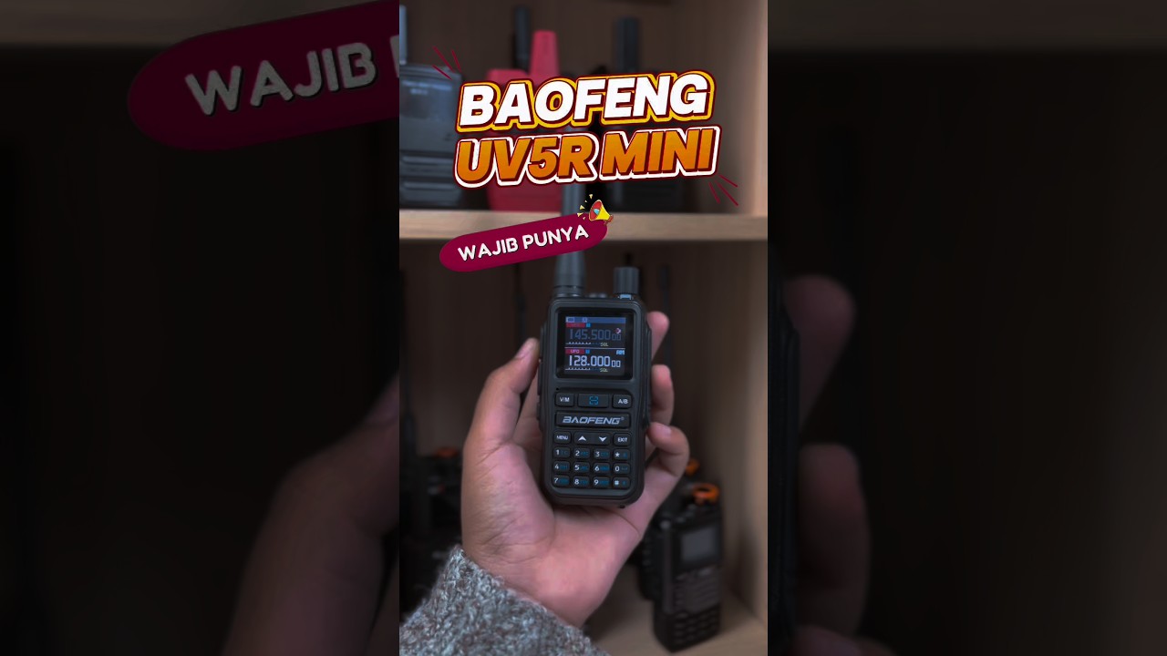 Kecil kecil cabe rawit HT Baofeng UV5R Mini 😍 