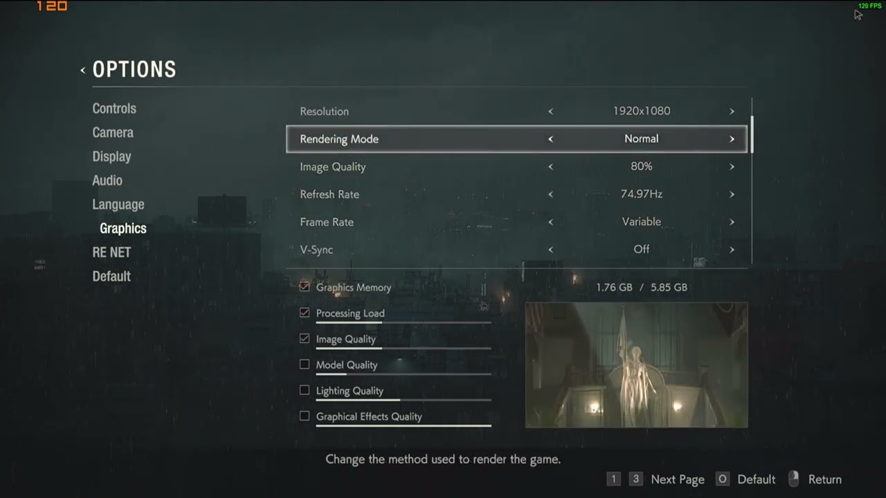 Resident Evil 2 Remake: Unlock and cap your FPS
