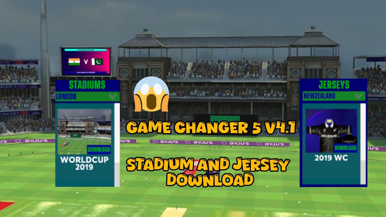Game changer 5 v4.1 stadium and jerseys download #gamechanger5