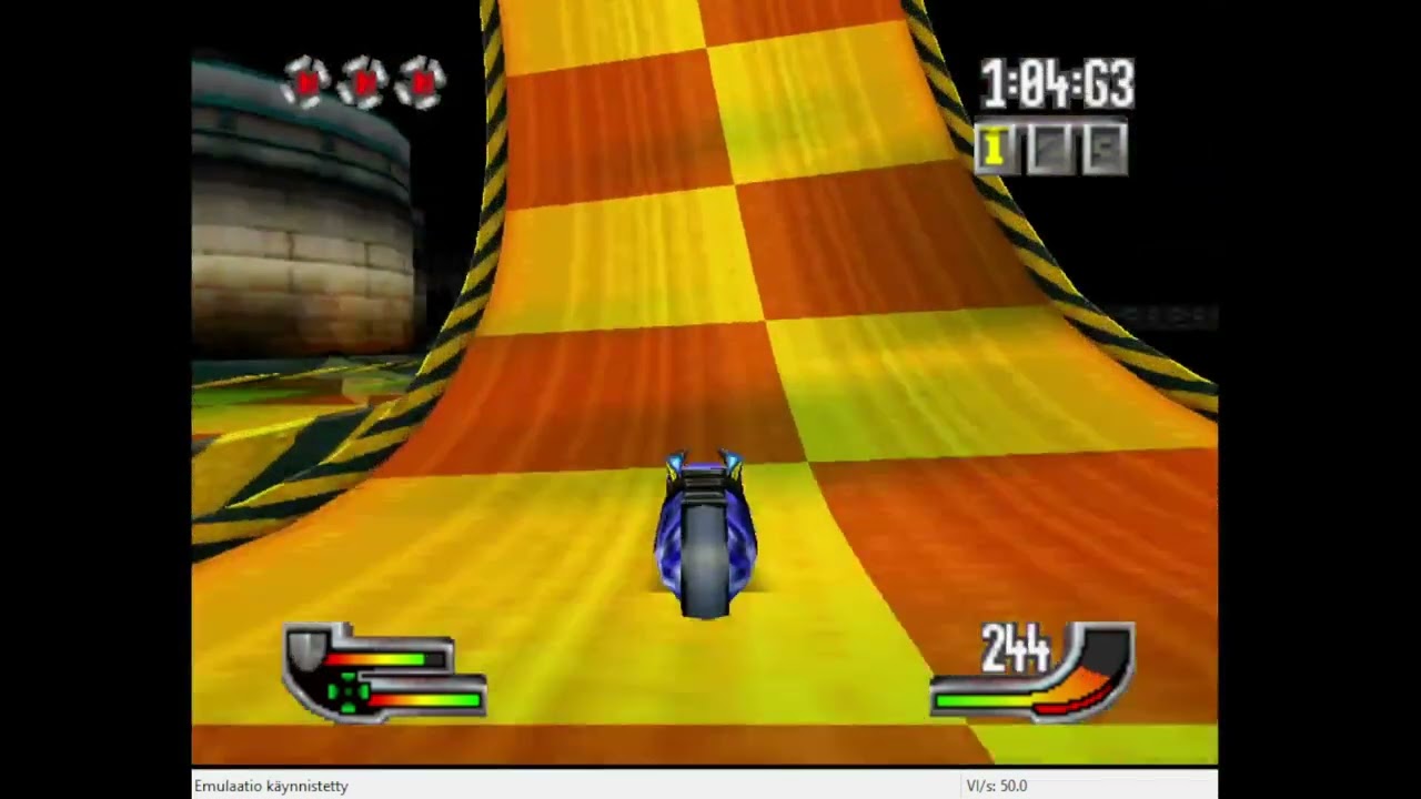 N64, PAL, Emulated, Extreme-G, Time Trials, City 2, 3:40.31, 1:07.23