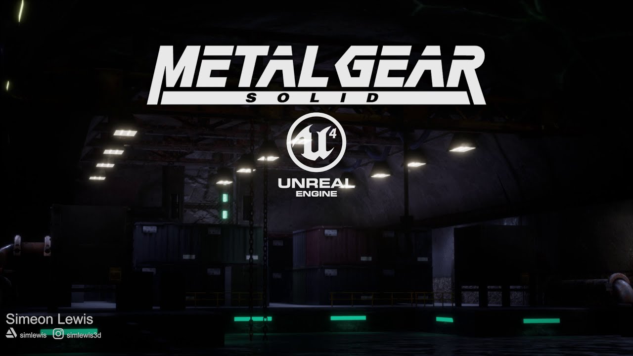 Metal Gear Solid in Unreal Engine - Cargo Dock