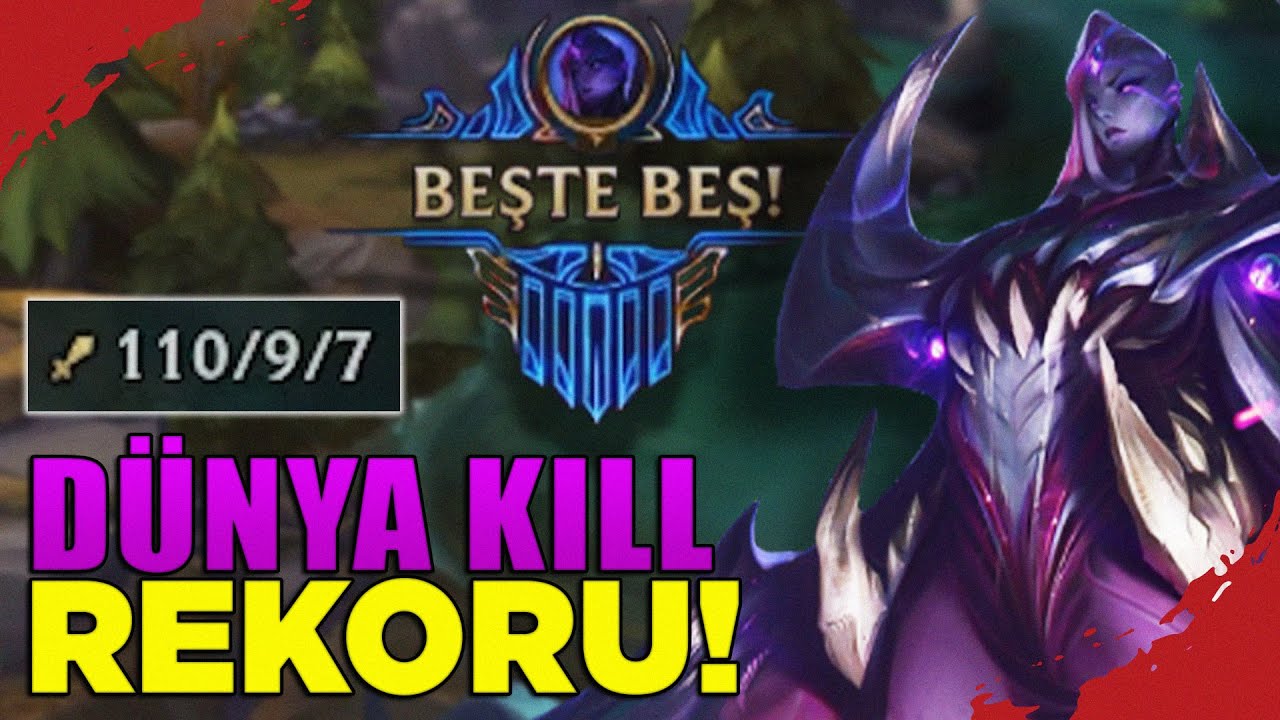 LOL DÜNYA KILL REKORUNU KIRDIM - 12 ATTACK SPEED BEL'VETH! | Hinata