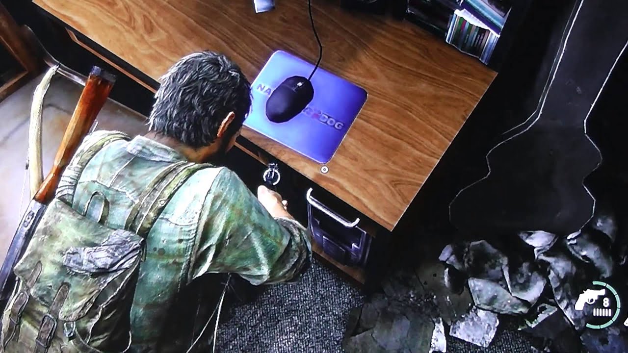 The Last of Us - Naughty Dog Mouse Pad In-game Easter Egg