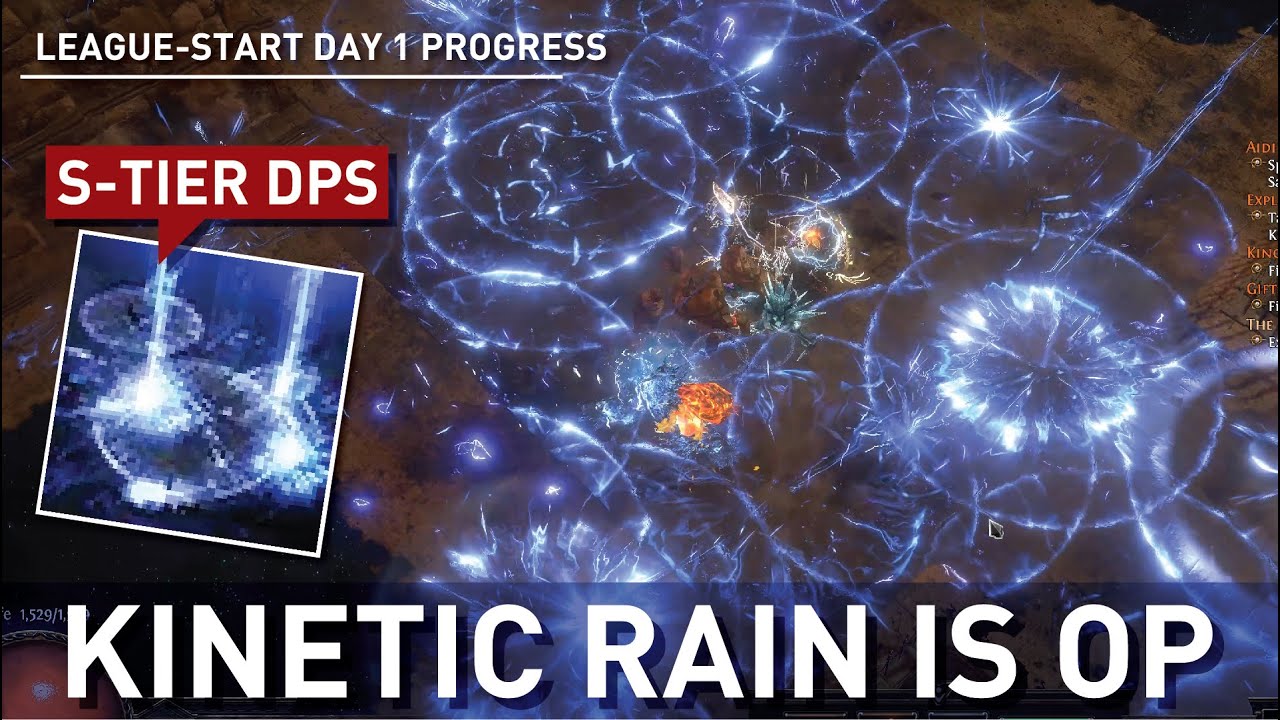 Kinetic Rain is disgustingly OP! My FASTEST league start! Day 1 Progress | 3.27