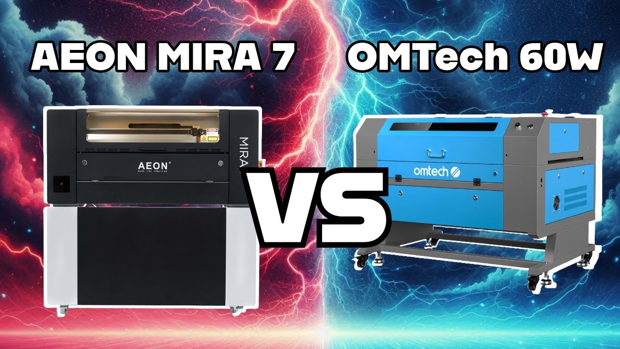 $8,000 vs $3,000 - Aeon Mira 7 vs. Omtech 60W Laser