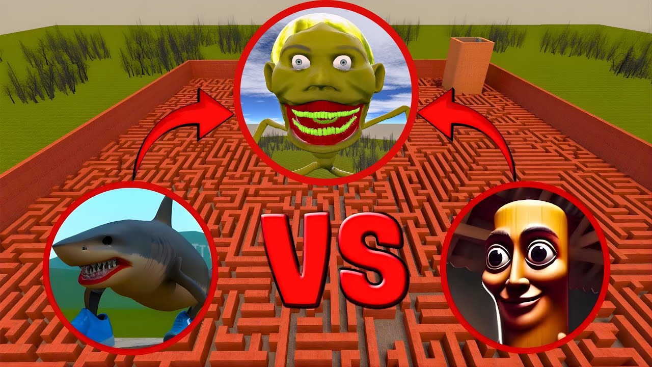 TUNG TUNG SAHUR vs SCP 096 vs LINGANG  MELON TAPES | Garry’s Mod Epic Battle