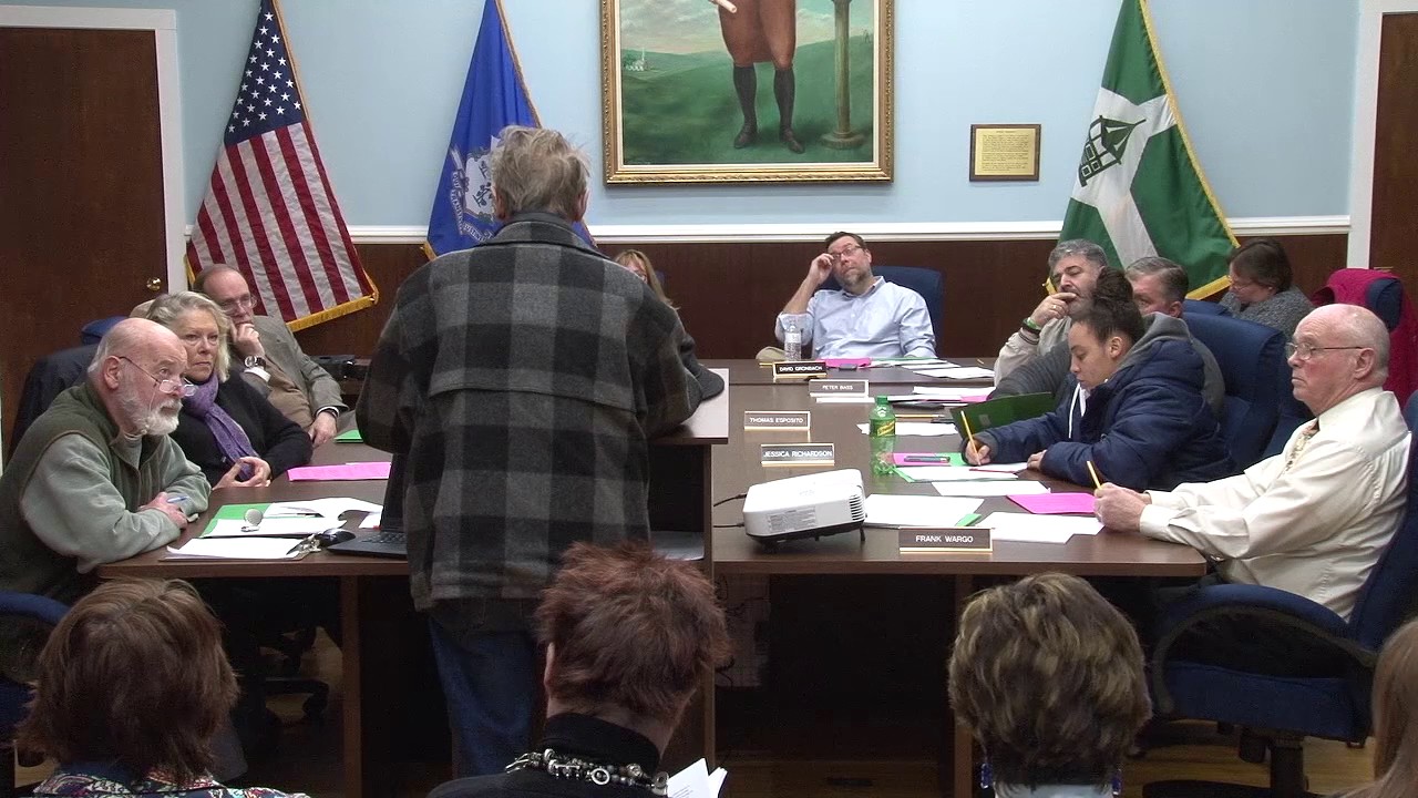 New Milford Town Council of January 9, 2017 meeting