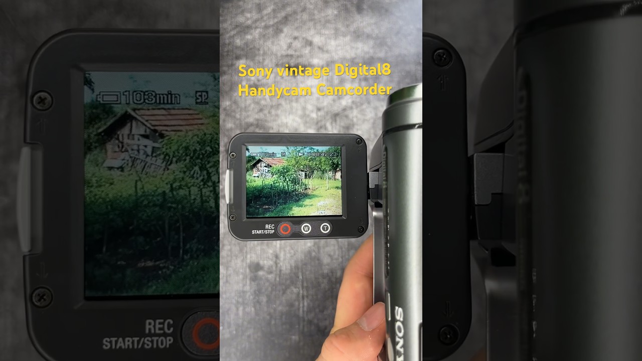 Sony Handycam DCR-TRV270E Digital8 Camcorder video footage #camcorder #digital8  #handycam