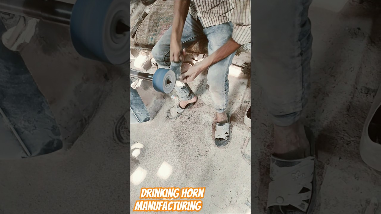 Drinking horn manufacturing process #handicraft #horn #hormug #vikings #mug #handmade #art #crafts