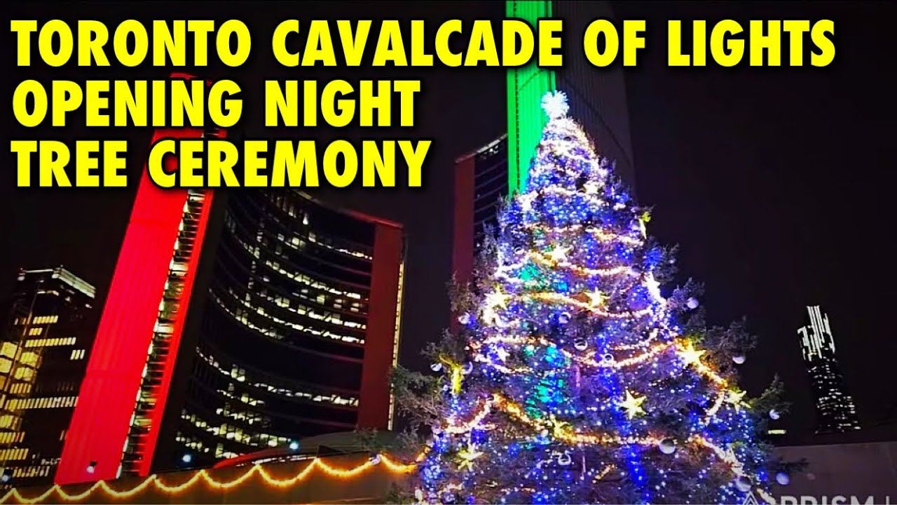 🔴 Live: Tree Lighting Toronto Cavalcade of Lights Nathan Philips Square #live #treelighting