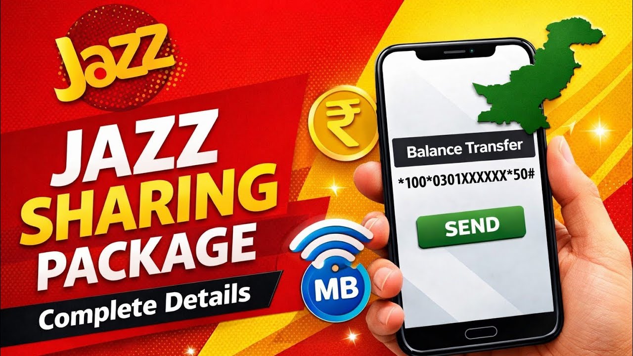 jazz sharing package full detail | Jazz 5 number package