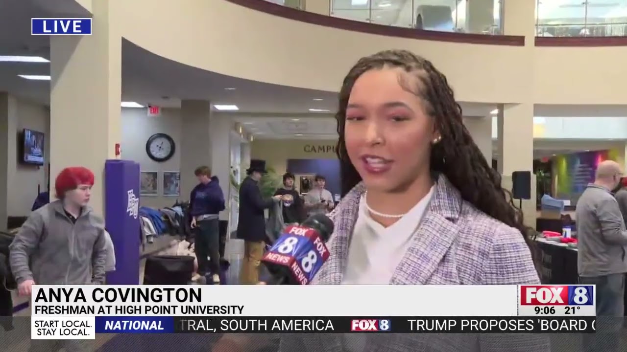 FOX 8: HPU Students Serve Others on MLK Day