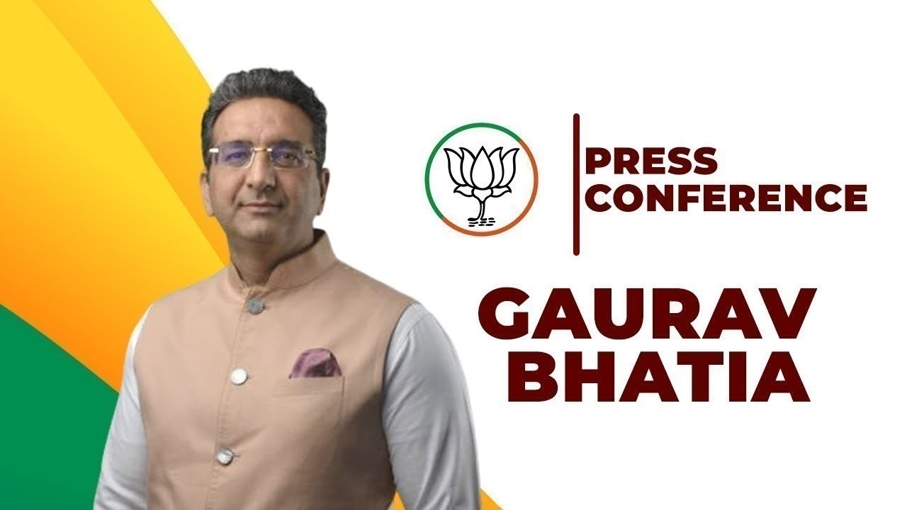 BJP Spokesperson Gaurav Bhatia addresses press conference | Punjab CM | ED |  Arvind Kejriwal