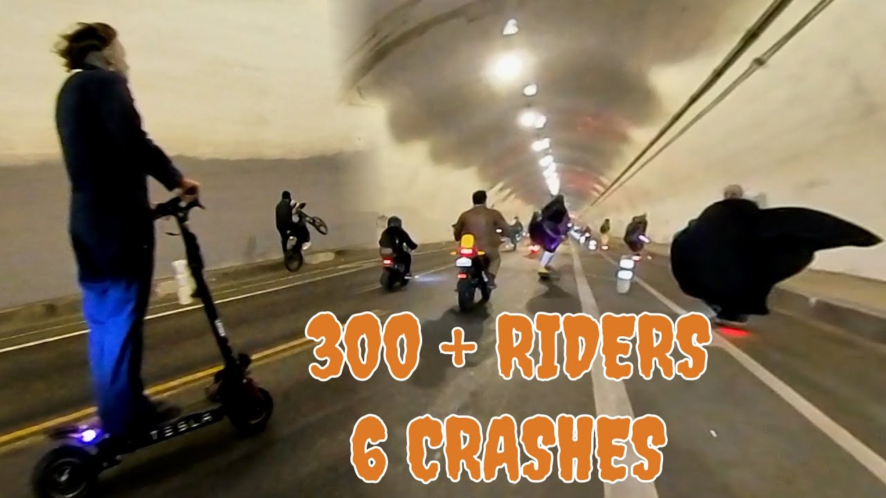 MASSIVE HALLOWEEN RIDE! WORLD RECORD / Los Angeles