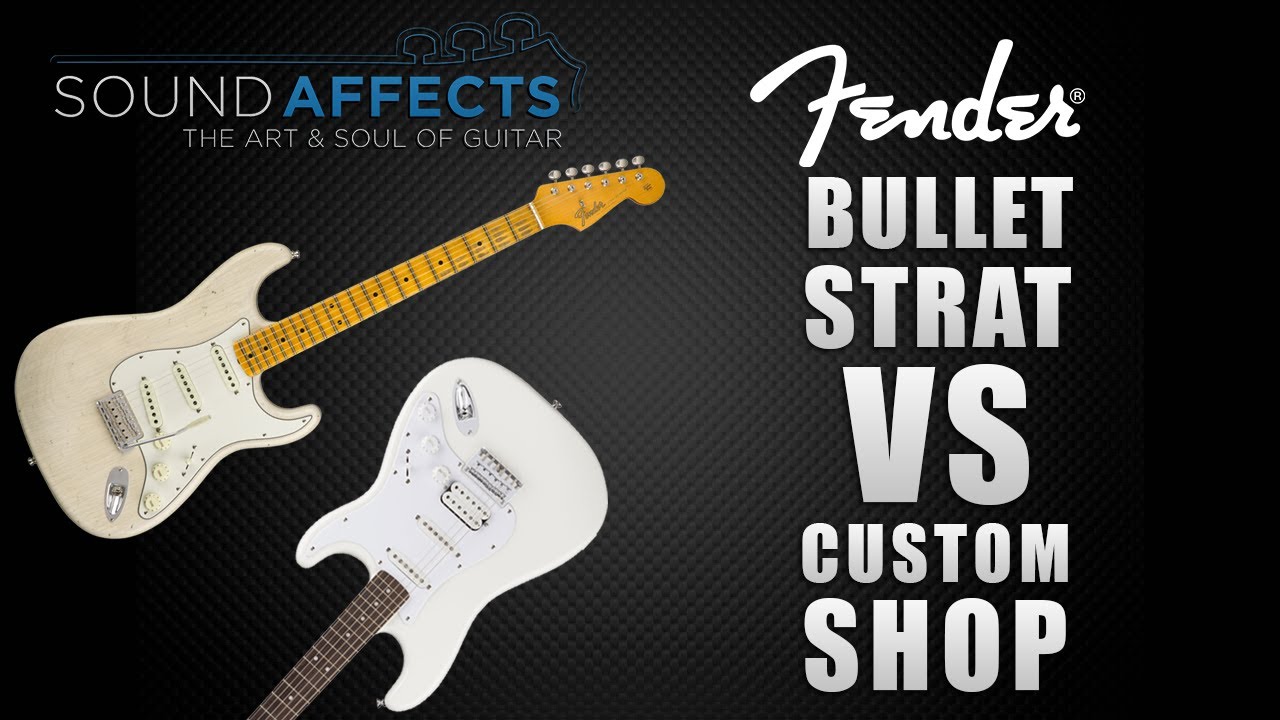 Fender Bullet Stratocaster vs Custom Shop Strat