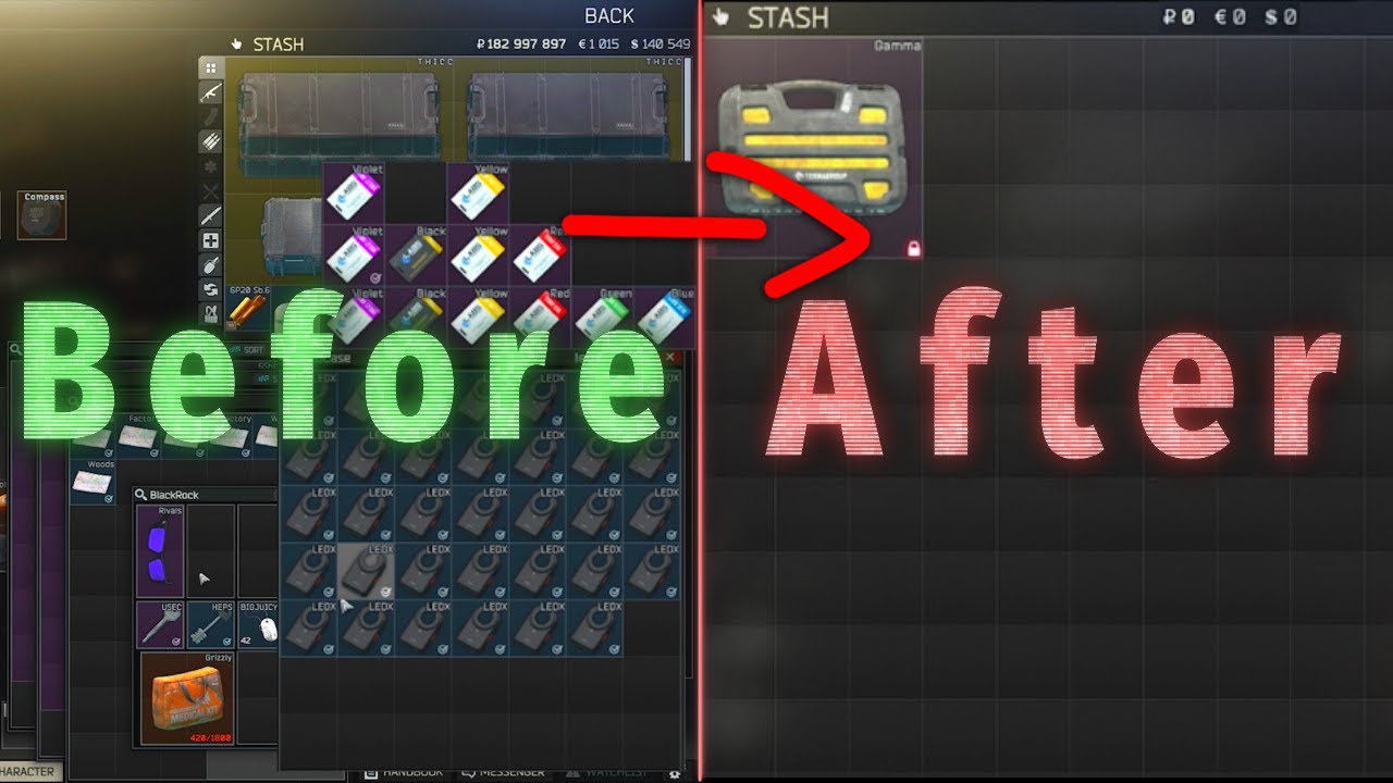 Why I DELETED My ENTIRE STASH (500 Million Roubles) - Escape From Tarkov