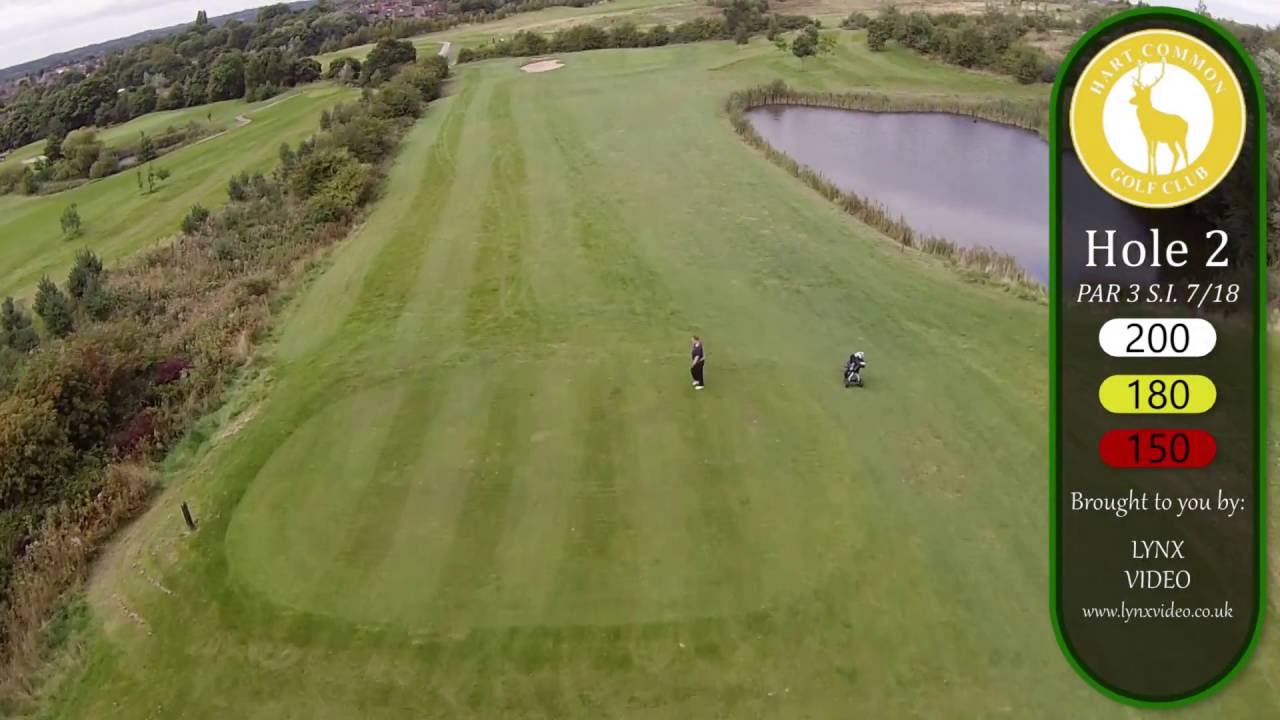 Hart Common Golf Club - Hole 2 Flyover