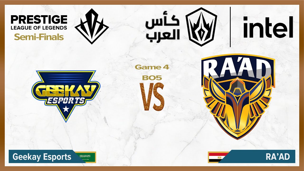 IAC 2022 | S1 Semi-Finals | Game 4 of 4 | Geekay Esports vs RA'AD | Bo5| كأس العرب 2022