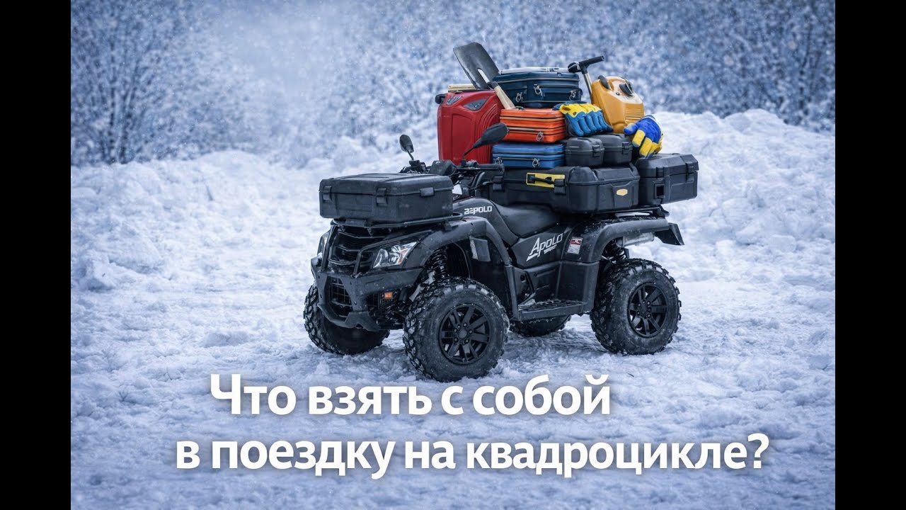 Что я вожу с собой в квадроцикле?