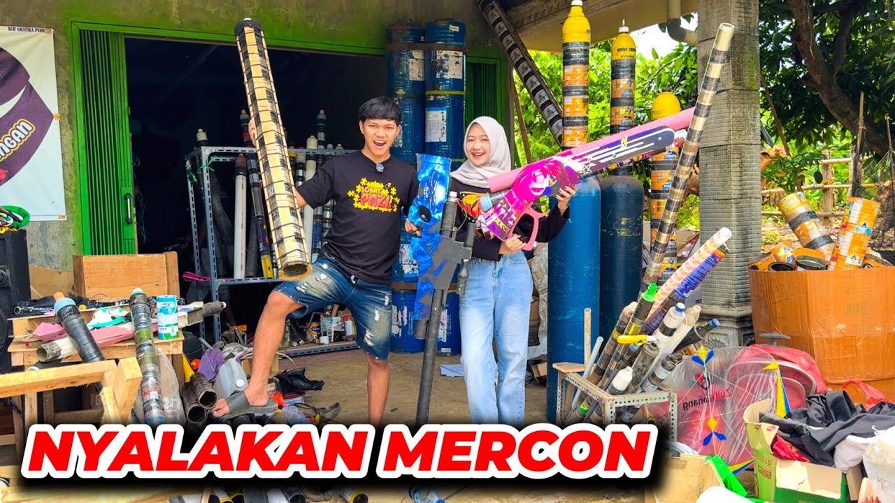 AJAK PUTRI BONGKAR GUDANG MERCON SPIRTUS ZULFA LANANG !!!