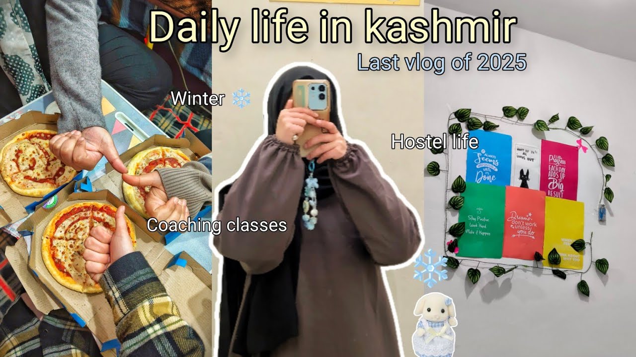 *ПРОДУКТИВНЫЙ* день в Кашмире 🧼🖇️| ПОСЛЕДНИЙ ВИДЕОБЛОГ 2025 ГОДА ✨|| занятия, еда, оформление ком...