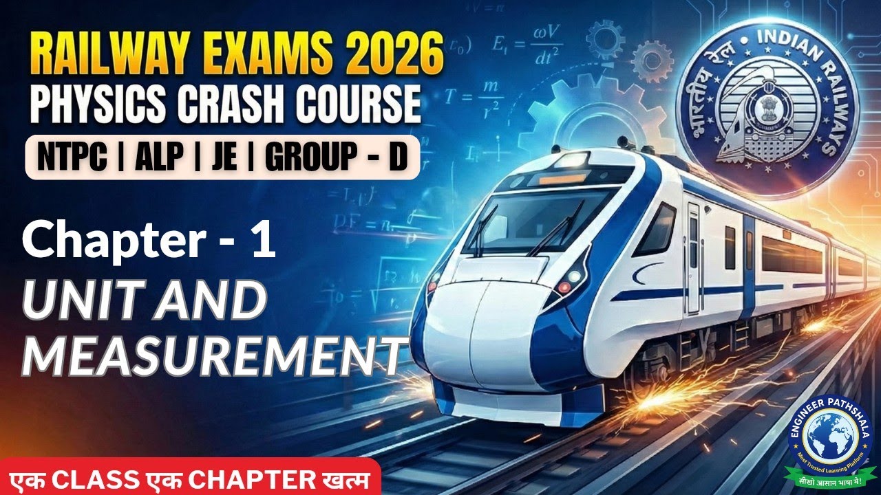 Chapter 1 | Unit And Measurement | Railway Physics | RRB ALP | TECH | NTPC | GROUP D | Exam 2026 