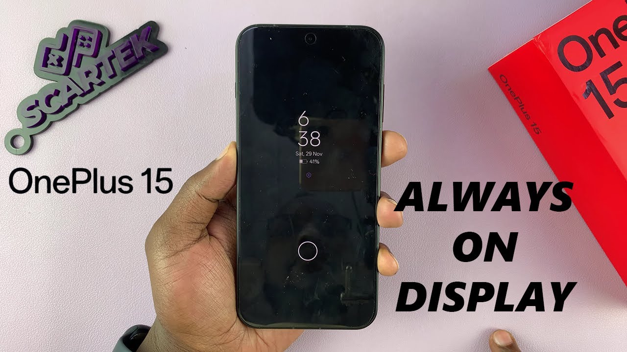OnePlus 15: как включить функцию Always On Display