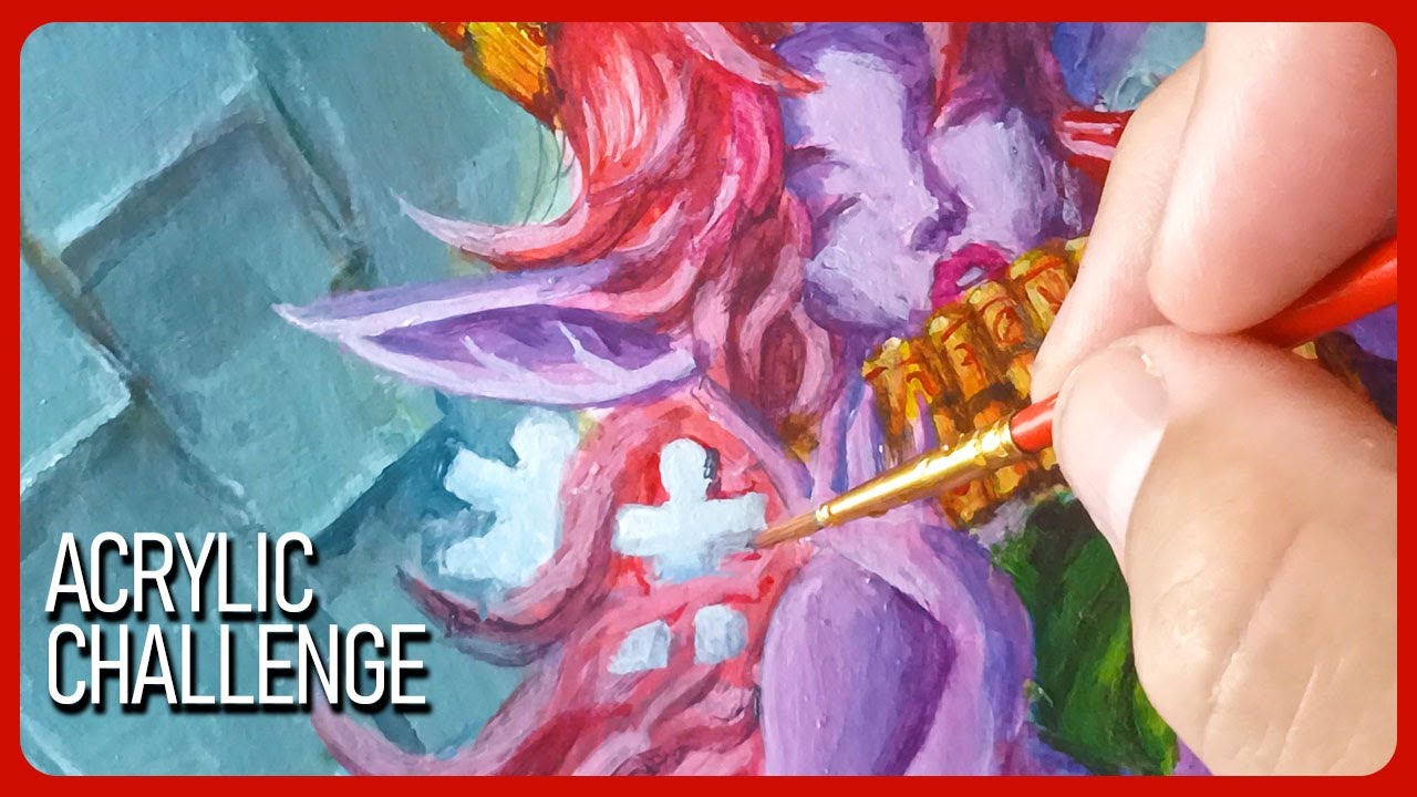 Repainting the Satyr in My Own Style – Acrylic Painting Challenge (8+ Hours Process)