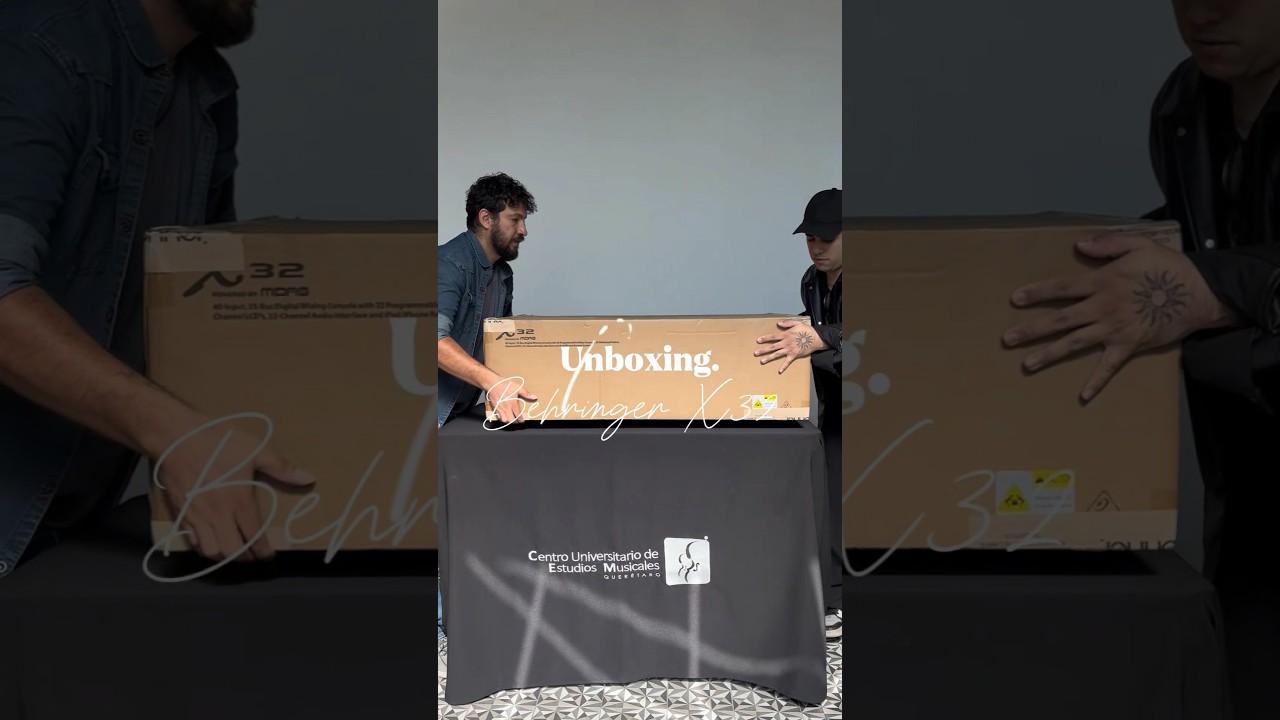 Unboxing Consola Behringer X32 🎚 