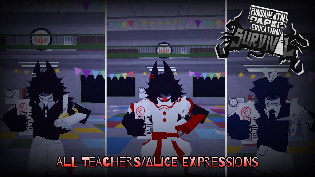 Roblox FPE:S | All Teachers/∆lice Expressions (as of Swap AU Pack Update)