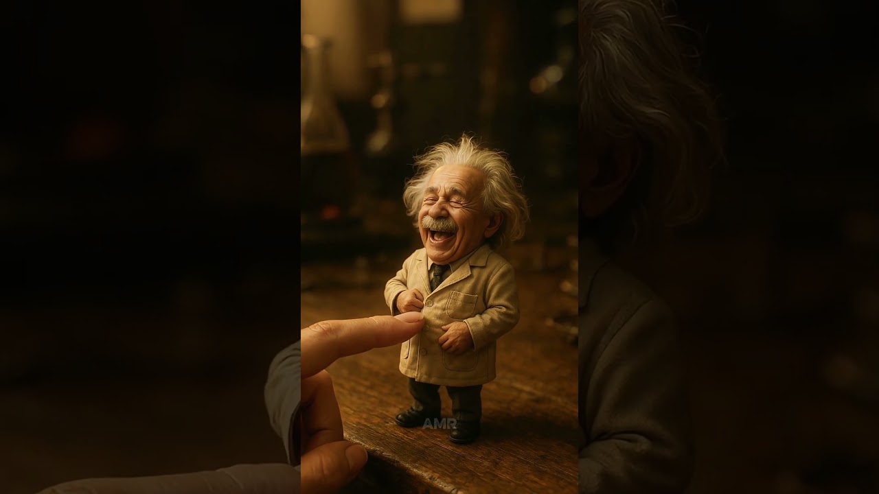 TINY EINSTEIN LAUGHS!🤯  #shorts #happiness
