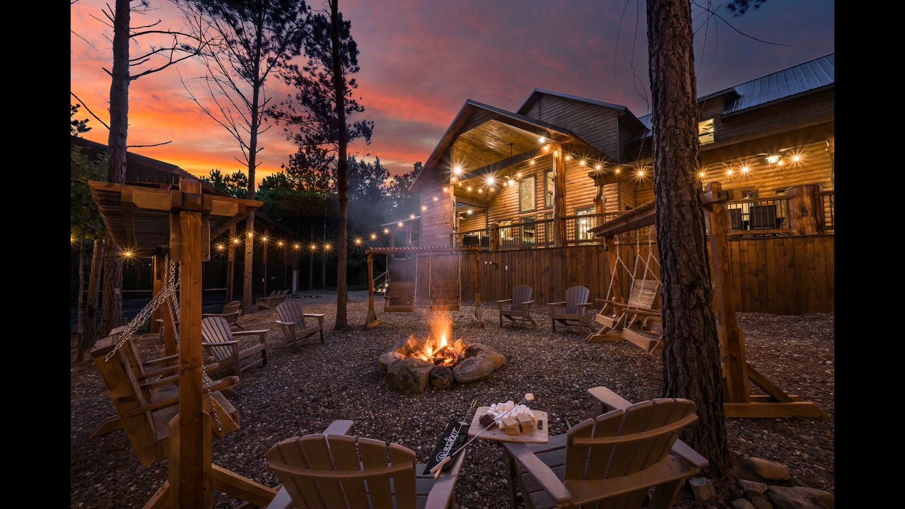 Outta Pocket Cabin Tour | Luxury Broken Bow Cabin w/ Private Pickleball Court