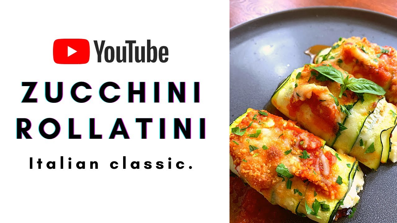 zucchini roll ups recipe-Italian Classic.