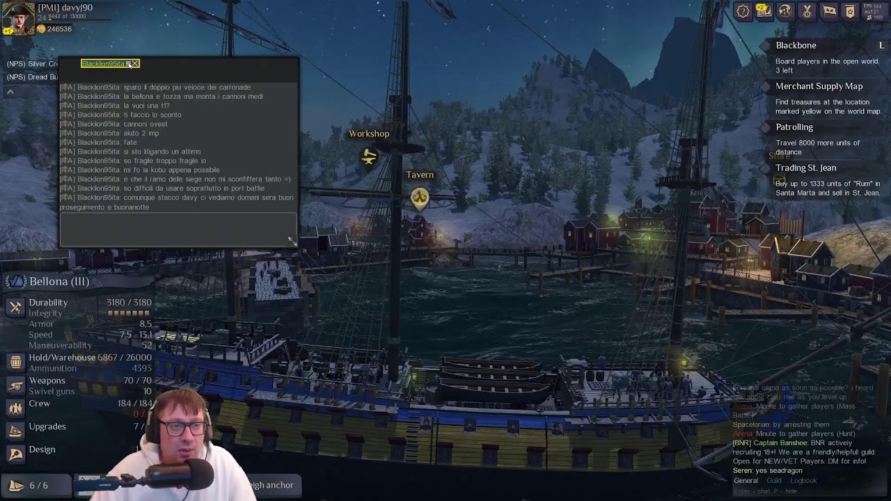 20:30–23:30 WOWS → WOSB 💡 BUONASERA KOMPAGNI!