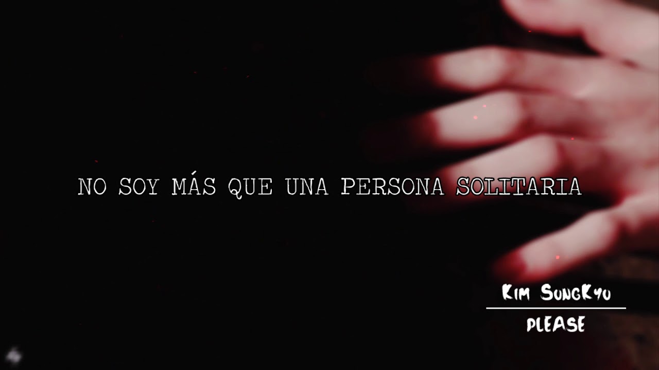 Kim SungKyu 김성규 - Please (제발)  [SUB ESPA&Ntilde;OL]