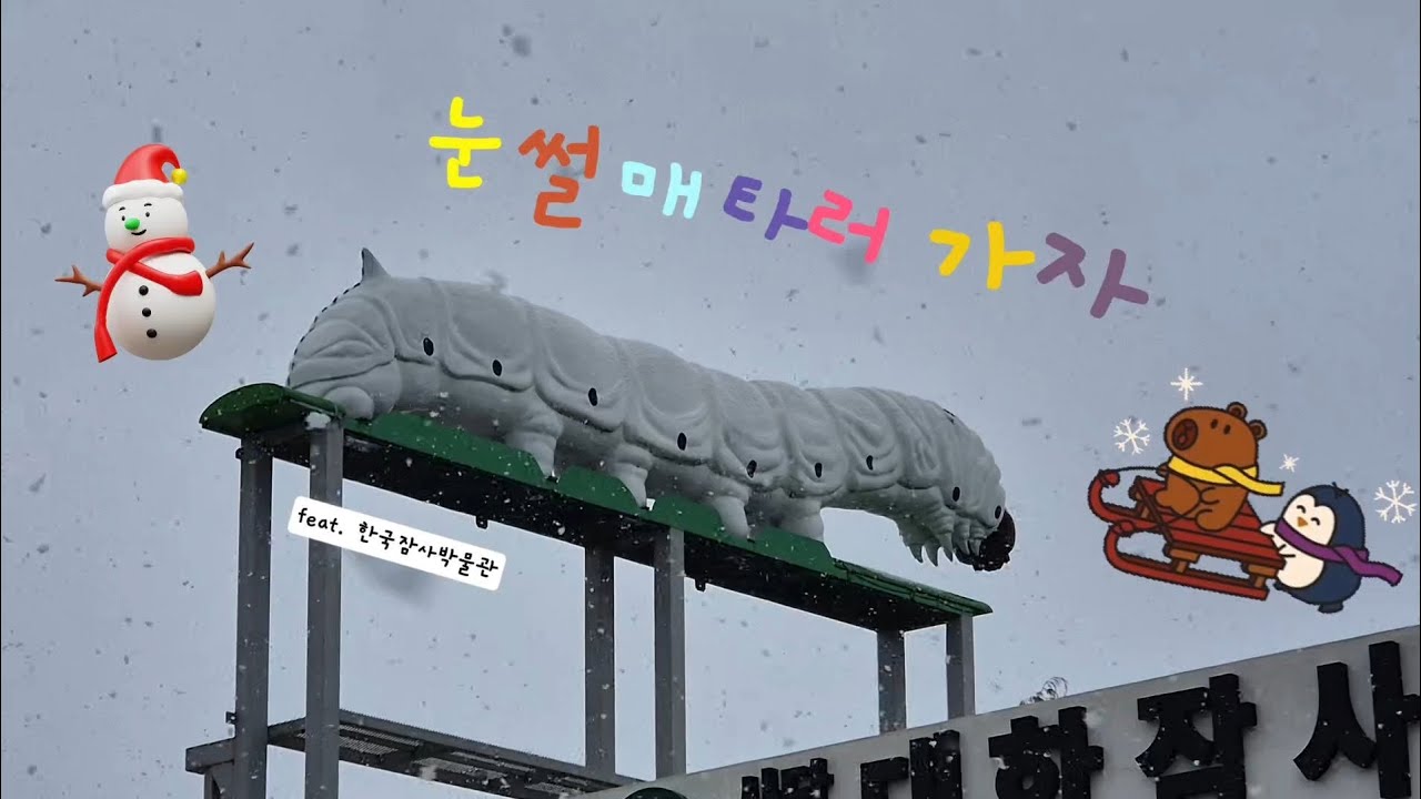 잠사박물관에 썰매장이?❄️ 아이랑 겨울 체험 코스 추천!