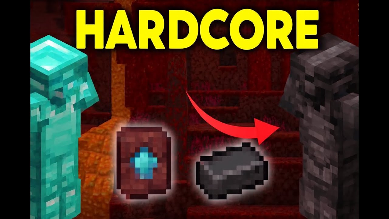 Hardcore Serimde Full Netherite Set Oldum
